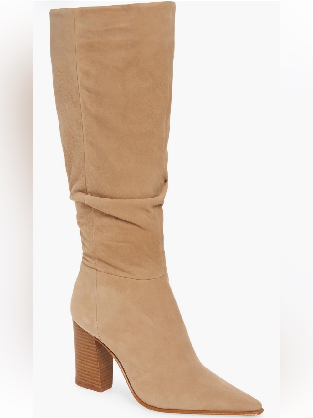Vince Camuto Derika Boot - Women's Tall Suede Boot - Tan